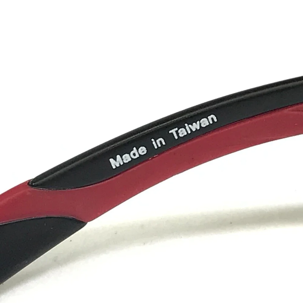 Rec Specs Kids Athletic Goggles Frames SLAM 230 Matte Black Red Wrap 49-17-135